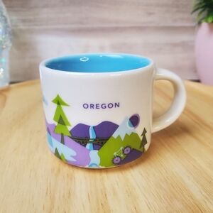 Starbucks Oregon Mini Mug Espresso Shot Glass YAH 2OZ 2017 Edition